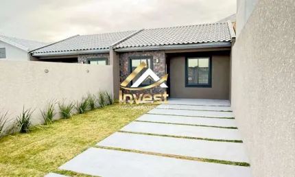 Casa com 2 quartos, fachada com pedra ferro e cômodos amplos – conforto e estilo!