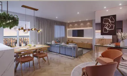 Apartamento 2 quartos 1 suite e Santo Amaro a 200 metros do metrô