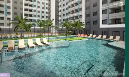 Grande oportunidade lançamento mcmv 2 dormitórios 34 a 41m² em jurubatuba zs