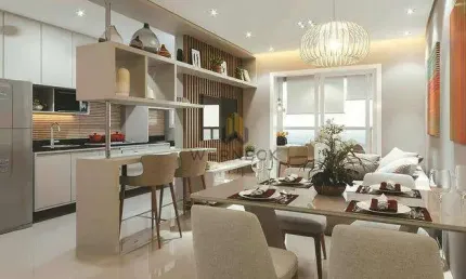 Apartamento 81,66m² com duas suítes- ao lado do ribeirão shopping