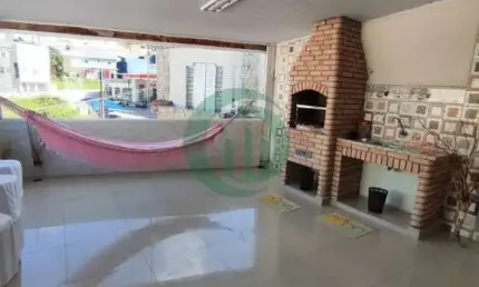 Sobrado com salão comercial á venda na vila guarani, em santo andré.