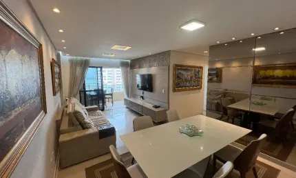 Apartamento com 3 Suites 110m² na Ponta do Farol Andar Alto
