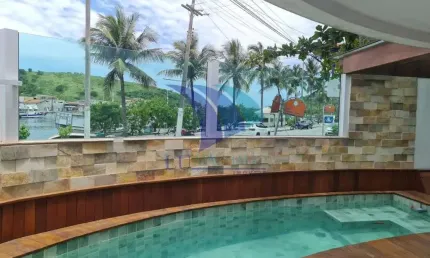 COD 1189 – VENDA – Casa Duplex Vista para o Canal 3 suítes com Piscina e churrasqueira no Portinho – Cabo Frio RJ