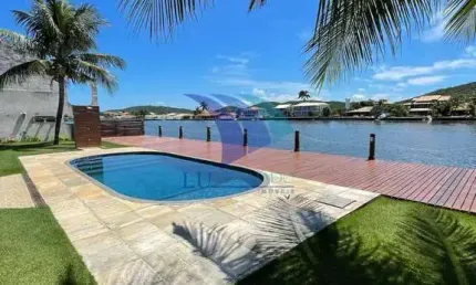 COD 1621 - Casa Duplex- Condomínio Canal Navegável, Ogiva- Cabo Frio (Vazio- 400, Mobiliado- 470)