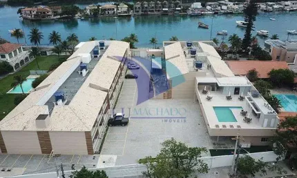 Cod 1712 - vendo apt garden ,cond. frente canal do itajuru