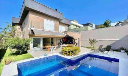 Casa no Cond. Vintage com 3 dormitórios à venda, 315 m² por R$ 2.800.000 - Granja Viana  - Cotia/SP