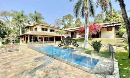 Casa na Granja Viana com 4 dormitórios à venda, 540 m² por R$ 2.500.000 - Fazendinha