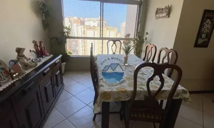Belo apartamento – sala 3 ambientes – 3 dormitórios - ana costa – 129m²