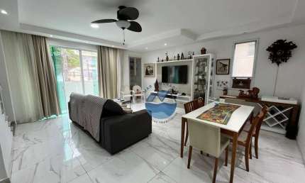 CASA DUPLEX NA PONTA DA PRAIA - 4 QUARTOS, SENDO  3 SUÍTES - 2 VAGAS – PISCINA – HIDROMASSAGEM