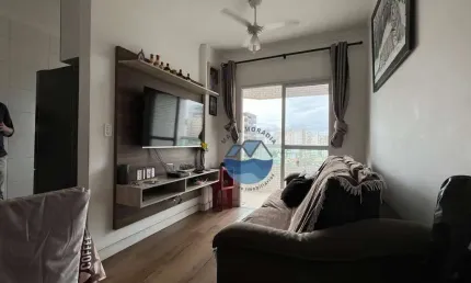 BELO APARTAMENTO – GUILHERMINA – PRAIA GRANDE -  59M² - 2 DORMITÓRIOS, SENDO UMA SUÍTE - 2  BANHEIROS – 1 VAGA – VISTA LIVRE – ANDAR ALTO - 450.000,00