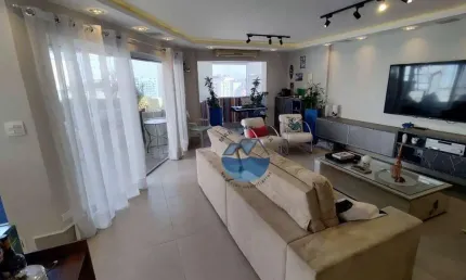 BELÍSSIMA COBERTURA – PONTA DA PRAIA, 289M² - 2 SUÍTES, 2 VAGAS DE GARAGEM – ELEVADOR PRIVATIVO – PISCINA – SOLARIUM