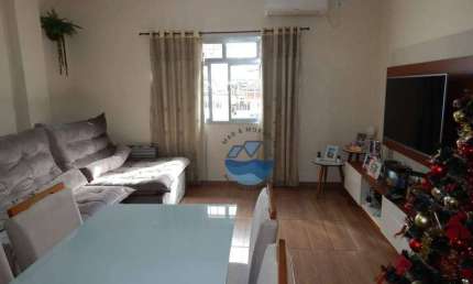 Sobrado com 2 dormitórios à venda, 73 m² por R$ 318.000,00 - Santa Maria - Santos/SP