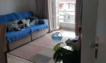 Apartamento com 1 dormitório à venda, 57 m² por R$ 210.000,00 - Itararé - São Vicente/SP