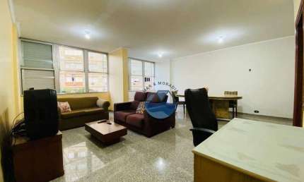 Apartamento com 2 dormitórios, 110 m² - venda por R$ 550.000,00 ou aluguel por R$ 4.024,00/mês - José Menino - Santos/SP