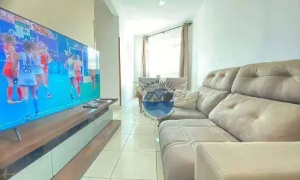 Apartamento com 2 dormitórios à venda, 71 m² por R$ 350.000,00 - Marapé - Santos/SP