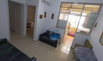 Apartamento com 2 dormitórios à venda, 47 m² por R$ 390.000,00 - Boqueirão - Santos/SP