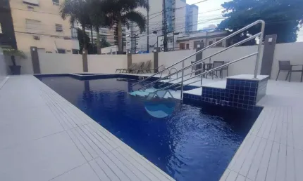 Apartamento Novo com 3 dormitórios à venda, 128 m² por R$ 1.650.000 - Boqueirão - Santos/SP