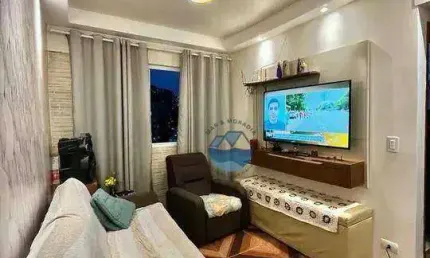 Apartamento com 2 dormitórios à venda, 72 m² por R$ 244.000,00 - Saboó - Santos/SP