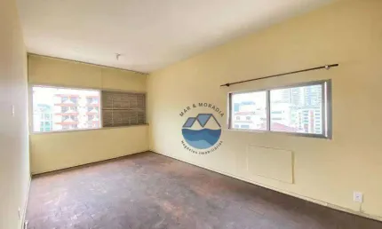 Apartamento com 1 dormitório à venda, 35 m² por r$ 260.000,00 - gonzaga - santos/sp