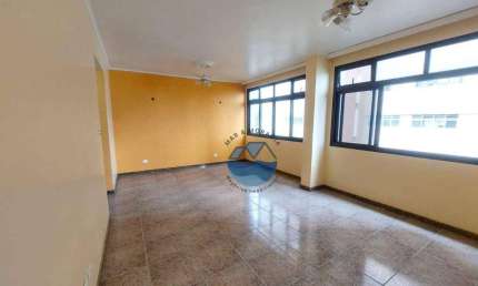 Apartamento para alugar, 140 m² por R$ 6.300,02/mês - José Menino - Santos/SP