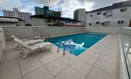Apartamento com 1 dormitório à venda, 84 m² por R$ 495.000,00 - Campo Grande - Santos/SP