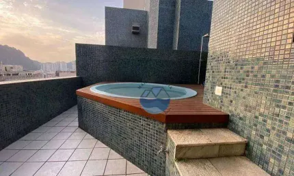 Cobertura com 2 dormitórios à venda, 150 m² por R$ 1.300.000,00 - Gonzaga - Santos/SP