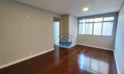 Apartamento com 2 dormitórios à venda, 90 m² por r$ 480.000,00 - campo grande - santos/sp