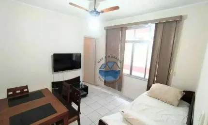 Apartamento na Quadra da Praia à Venda - Embaré, Santos