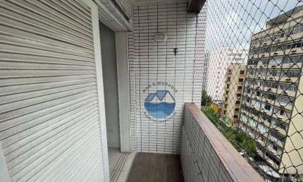 Apartamento com 1 dormitório para alugar, 41 m² por R$ 3.300,11/mês - Gonzaga - Santos/SP