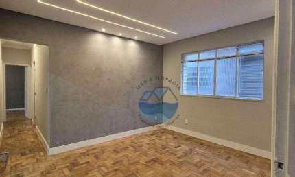 Apartamento, 80 m² - venda por R$ 499.000,00 ou aluguel por R$ 3.600,00/mês - Embaré - Santos/SP
