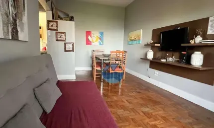 Apartamento com 1 dormitório à venda, 58 m² por R$ 280.000,00 - Centro - São Vicente/SP