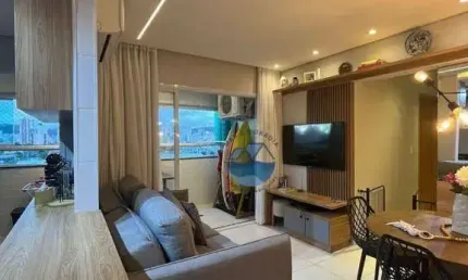 Apartamento com 2 dormitórios à venda, 60 m² por R$ 560.000,00 - Macuco - Santos/SP
