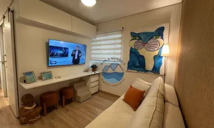Apartamento com 1 quarto à venda na Rua Bassim Nagib Trabulsi, Ponta da Praia, Santos
