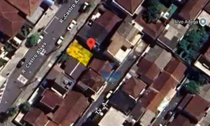 Terreno em condomínio fechado à venda na Rua Castro Alves, Embaré, Santos