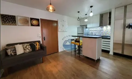 Flat com 1 dormitório à venda, 39 m² - Centro - São Vicente/SP