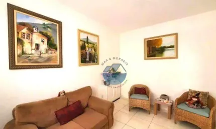 Apartamento aconchegante 2 quartos, à venda - no coração do boqueirão em santos