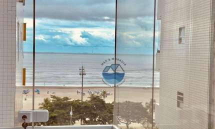 APARTAMENTO VENDA -  FRENTE MAR – 3 QUARTOS – VARANDA – 2 VAGAS  - JOSÉ MENINO – SANTOS