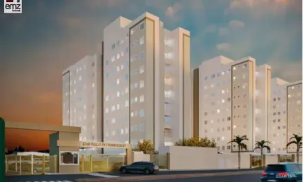 Apartamento 2 quartos campo grande - ms - parque residencial rita vieira