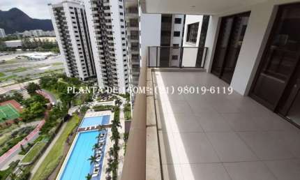 Apartamento no Ilha Pura, Saint Michel, 4 suítes, 160m, com parque