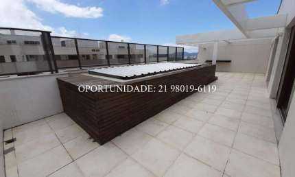 Linda: Cobertura no Ilha Pura, Saint Michel, 4 quartos + DCE, 283m, com piscina e sauna