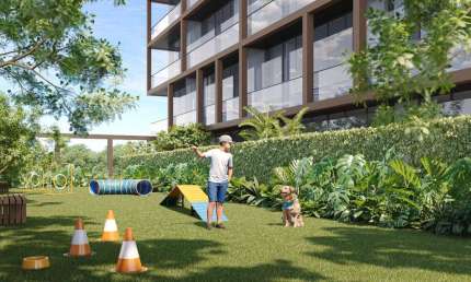Entrada só 12%: Casa (townhouse) de 1 quarto no Cidade Arte, Arte Wave, Centro Metropolitano da Barra