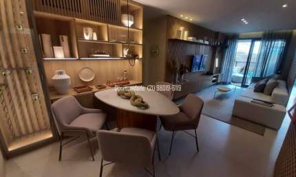 Apartamento decorado e mobiliado em Botafogo, Condomínio EASY,  2 quartos, 95m, R. Prof. Álvaro Rodrigues