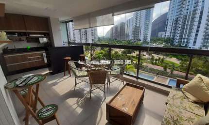 Apartamento no Saint Michel, Ilha Pura, 4 suítes, 160m, 3 vg, com linda vista