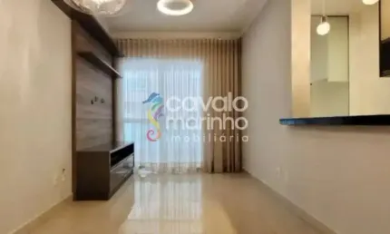 Apartamento de 74m², com 2 quartos, para alugar na Nova Aliança, em Ribeirão Preto (SP).