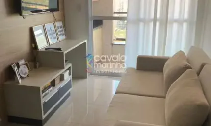 Apartamento mobiliado para alugar com 1 quarto, 42m² - Edifício Pórtico Sul - Nova Aliança.