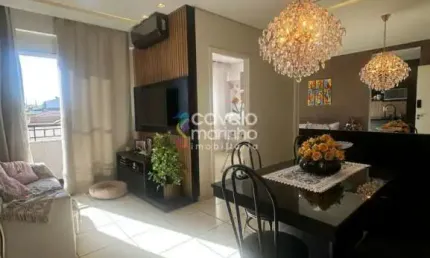Apartamento à venda com 2 quartos, 51m² - clube parque das árvores - jardim manoel penna.