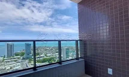 2 Quartos Excelente Localização no Pina - Andar Alto - Vista Mar