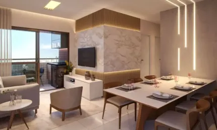 Apartamento de 61m² com 3 quartos à 400m da AV. Caxangá