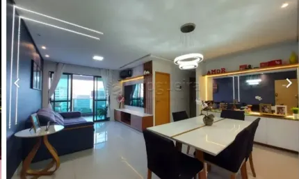 Excelente apartamento localizado em Boa Viagem com 98 metros e 2 vagas
