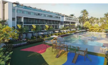 Praia dos Carneiros - Apartamento para venda com 72m², 2 quartos e 1 vaga